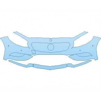 Precut PPF Kit – Clear Bra Paint Protection Film PAINT PROTECTION KIT - 2021 MERCEDES S CLASS 560 COUPE 30 INCH BUMPER WITH SENSORS - PRECUT PPF CLEAR BRA WRAP