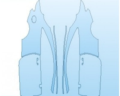 Precut PPF Kit – Clear Bra Paint Protection Film PAINT PROTECTION KIT - 2021 MERCEDES S CLASS 560 COUPE REAR QUARTERS AND DOORS MUST HAND CUT AROUND CHROME TRIM - PRECUT PPF CLEAR BRA WRAP