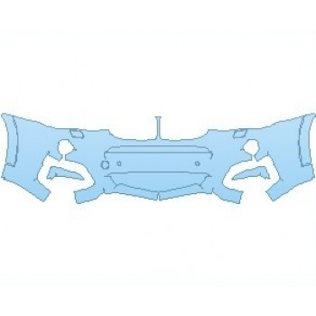 Precut PPF Kit – Clear Bra Paint Protection Film PAINT PROTECTION KIT - 2018 BMW X4 M40I BUMPER KIT WITH SENSORS & WASHERS - PRECUT PPF CLEAR BRA WRAP