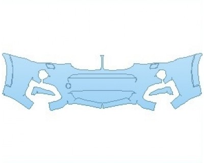 PAINT PROTECTION KIT - 2018 BMW X4 M40I BUMPER KIT WITH WASHERS - PRECUT PPF CLEAR BRA WRAP