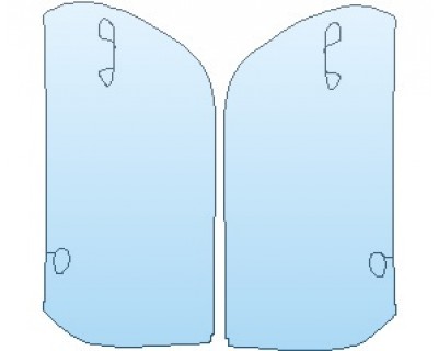 PAINT PROTECTION KIT - 2019 PORSCHE 911 CARRERA 4 COUPE DOORS WITHOUT SPORT DESIGN MIRROR - PRECUT PPF CLEAR BRA WRAP