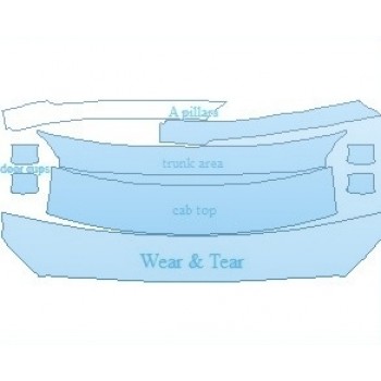 PAINT PROTECTION KIT - 2021 VOLVO V60 CROSS COUNTRY COMMON WEAR AREA KIT - PRECUT PPF CLEAR BRA WRAP