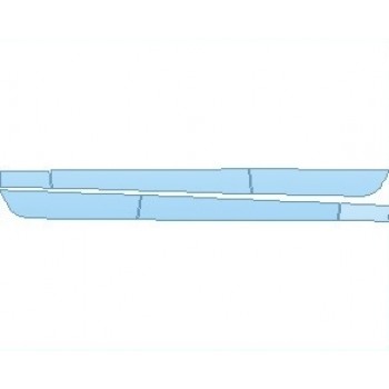 PAINT PROTECTION KIT - 2021 VOLVO V60 CROSS COUNTRY ROCKER PANELS - PRECUT PPF CLEAR BRA WRAP