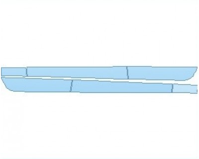 PAINT PROTECTION KIT - 2021 VOLVO V60 CROSS COUNTRY ROCKER PANELS - PRECUT PPF CLEAR BRA WRAP