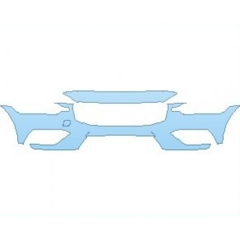 PAINT PROTECTION KIT - 2021 VOLVO V60 CROSS COUNTRY BUMPER - PRECUT PPF CLEAR BRA WRAP