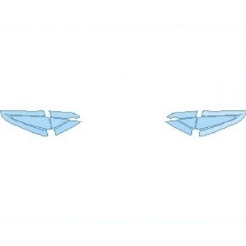 PRECUT PPF KIT - 2018 MASERATI GRANTURISMO SPORT COUPE LIGHTS REAR