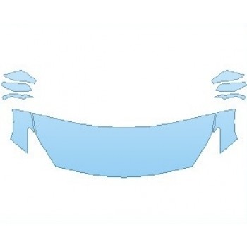 PAINT PROTECTION KIT - 2019 INFINITI QX30 AWD LUXURY HOOD KIT - PRECUT PPF CLEAR BRA WRAP