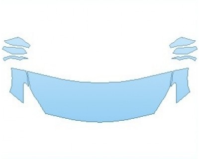 PAINT PROTECTION KIT - 2019 INFINITI QX30 AWD LUXURY HOOD KIT - PRECUT PPF CLEAR BRA WRAP