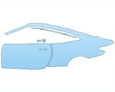 PAINT PROTECTION KIT - 2024 BMW M4 COMPETITION COUPE REAR QUARTER PANEL & DOOR LEFT SIDE - PRECUT PPF CLEAR BRA WRAP