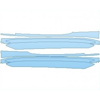 PAINT PROTECTION KIT - 2024 BMW M4 COMPETITION COUPE ROCKER PANELS - PRECUT PPF CLEAR BRA WRAP