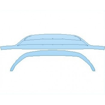 PAINT PROTECTION KIT - 2023 HYUNDAI KONA ELECTRIC SEL BUMPER LOWER MATTE FINISH - PRECUT PPF CLEAR BRA WRAP