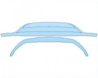 PAINT PROTECTION KIT - 2023 HYUNDAI KONA ELECTRIC SEL BUMPER LOWER MATTE FINISH - PRECUT PPF CLEAR BRA WRAP