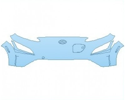 PAINT PROTECTION KIT - 2023 HYUNDAI KONA ELECTRIC SEL BUMPER - PRECUT PPF CLEAR BRA WRAP