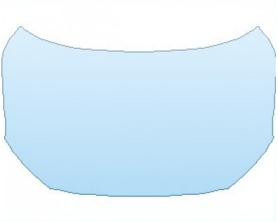 PAINT PROTECTION KIT - 2023 HYUNDAI KONA ELECTRIC SEL FULL HOOD (NO WRAPPED EDGES) - PRECUT PPF CLEAR BRA WRAP