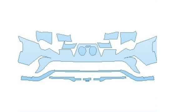 2027 FORD GT  REAR BUMPER - PRECUT PPF CLEAR BRA WRAP