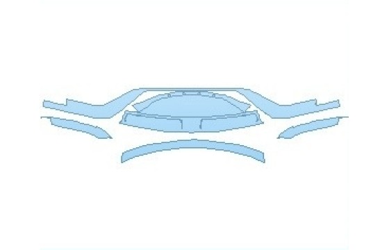 2027 FORD GT  LOWER BUMPER - PRECUT PPF CLEAR BRA WRAP