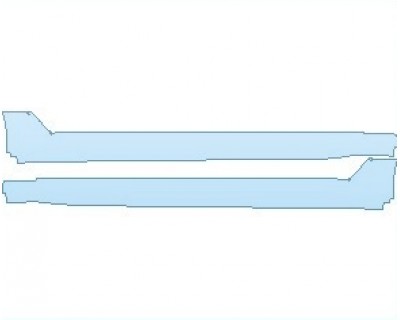 PAINT PROTECTION KIT - 2021 KIA K5 GT ROCKER PANELS - PRECUT PPF CLEAR BRA WRAP