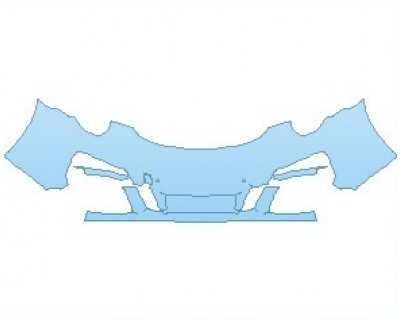 PAINT PROTECTION KIT - 2019 PORSCHE 911 GTS CABRIOLET BUMPER WITH SENSORS - PRECUT PPF CLEAR BRA WRAP