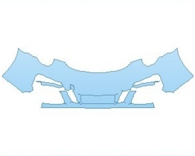 PAINT PROTECTION KIT - 2019 PORSCHE 911 GTS CABRIOLET BUMPER - PRECUT PPF CLEAR BRA WRAP