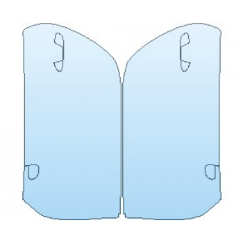 PAINT PROTECTION KIT - 2019 PORSCHE 911 SPORT DESIGN CABRIOLET DOORS WITH SPORT DESIGN MIRROR - PRECUT PPF CLEAR BRA WRAP