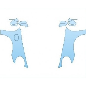 PAINT PROTECTION KIT - 2019 PORSCHE 911 SPORT DESIGN CABRIOLET FULL FENDER WRAPPED EDGES - PRECUT PPF CLEAR BRA WRAP