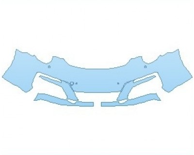 PAINT PROTECTION KIT - 2019 PORSCHE 911 CARRERA COUPE BUMPER WITH WASHERS AND SENSORS - PRECUT PPF CLEAR BRA WRAP