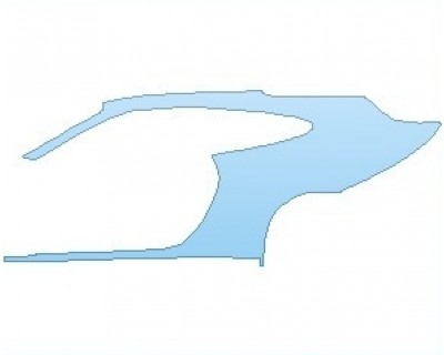 PAINT PROTECTION KIT - 2019 PORSCHE 911 CARRERA COUPE REAR QUARTER PANEL LEFT SIDE - PRECUT PPF CLEAR BRA WRAP