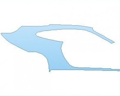 PAINT PROTECTION KIT - 2019 PORSCHE 911 CARRERA COUPE REAR QUARTER PANEL RIGHT SIDE - PRECUT PPF CLEAR BRA WRAP