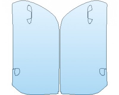 PAINT PROTECTION KIT - 2019 PORSCHE 911 CARRERA COUPE DOORS WITH SPORT DESIGN MIRROR - PRECUT PPF CLEAR BRA WRAP