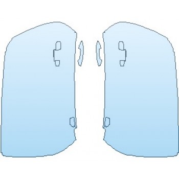 PAINT PROTECTION KIT - 2021 MERCEDES AMG GT BLACK SERIES COUPE DOORS - PRECUT PPF CLEAR BRA WRAP