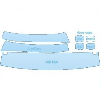 PAINT PROTECTION KIT - 2025 JEEP CHEROKEE LATITUDE LUX COMMON WEAR AREA KIT - PRECUT PPF CLEAR BRA WRAP
