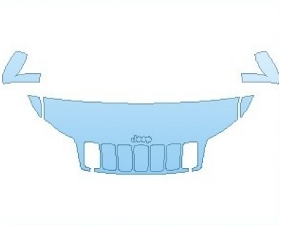 2023 JEEP CHEROKEE LATITUDE HOOD (WRAPPED EDGES)