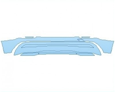 PAINT PROTECTION KIT - 2025 VOLVO XC60 INSCRIPTION REAR BUMPER LOWER - PRECUT PPF CLEAR BRA WRAP