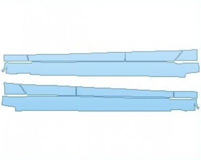 2022 TESLA MODEL S LONG RANGE ROCKER PANELS