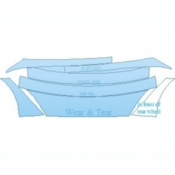 PAINT PROTECTION KIT - 2023 TESLA MODEL S LONG RANGE COMMON WEAR AREA KIT - PRECUT PPF CLEAR BRA WRAP