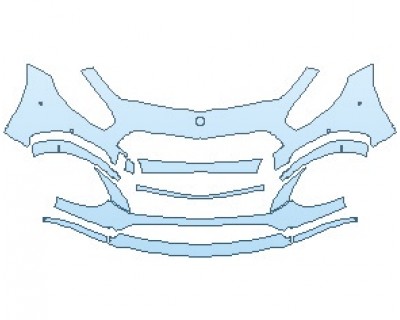 2020 MERCEDES SL CLASS AMG 63 BUMPER WITH SENSORS