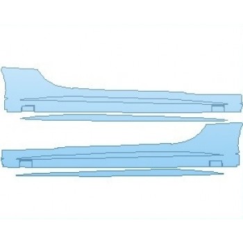 PAINT PROTECTION KIT - 2020 MERCEDES SL CLASS AMG 65 ROCKER PANELS - INVISIBLEMASK - 3M PAINT PROTECTION
