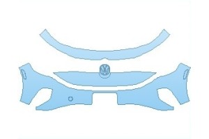 2022 VOLKSWAGEN ID.4 PRO BUMPER WITH LICENSE PLATE