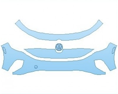PAINT PROTECTION KIT - 2025 VOLKSWAGEN ID.4 FIRST EDITION BUMPER - PRECUT PPF CLEAR BRA WRAP