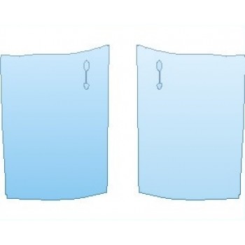 PAINT PROTECTION KIT - 2023 BMW X6 XLINE DOORS FRONT - PRECUT PPF CLEAR BRA WRAP