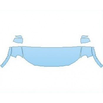 PAINT PROTECTION KIT - 2024 DODGE DURANGO CITADEL HOOD (WRAPPED EDGES) - PRECUT PPF CLEAR BRA WRAP