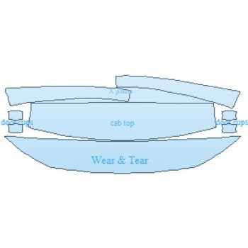 PAINT PROTECTION KIT - 2025 DODGE DURANGO GT PLUS COMMON WEAR AREA KIT - PRECUT PPF CLEAR BRA WRAP