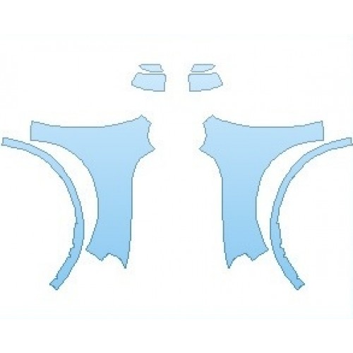 Partial Hood Fender & Mirror Kit | DODGE DURANGO CITADEL 2024 Partial Hood Fender & Mirror Kit | DODGE DURANGO CITADEL 2024