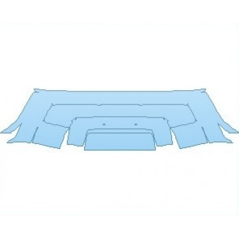 PAINT PROTECTION KIT - 2024 NISSAN TITAN SV BUMPER LOWER - PRECUT PPF CLEAR BRA WRAP