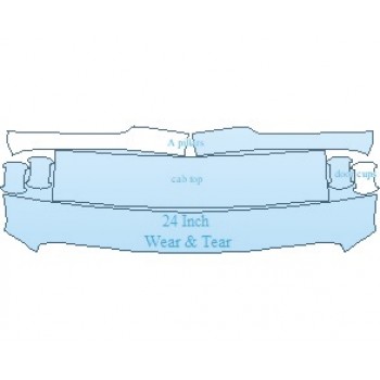 PAINT PROTECTION KIT - 2023 NISSAN TITAN SV COMMON WEAR AREA KIT - PRECUT PPF CLEAR BRA WRAP