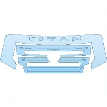 2022 NISSAN TITAN SL GRILLE