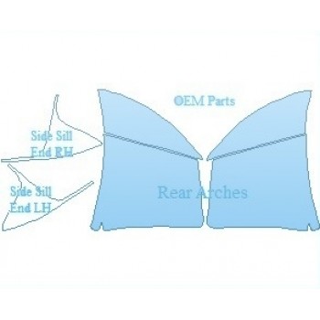 2021 ASTON MARTIN VANTAGE GT8 OEM REAR ARCHES