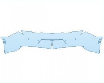 PAINT PROTECTION KIT - 2022 CHEVROLET CAMARO 1LT COUPE REAR BUMPER WITH SENSORS - PRECUT PPF CLEAR BRA WRAP