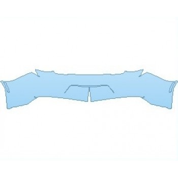 PAINT PROTECTION KIT - 2021 CHEVROLET CAMARO 3LT COUPE REAR BUMPER - PRECUT PPF CLEAR BRA WRAP