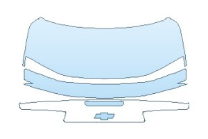 2027 CHEVROLET CAMARO 1LT COUPE REAR DECK LID WITH LIP SPOILER